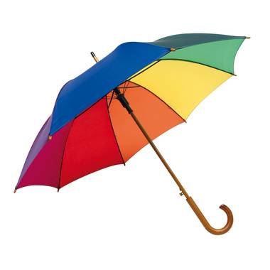 Automatický dáždnik, dúhová